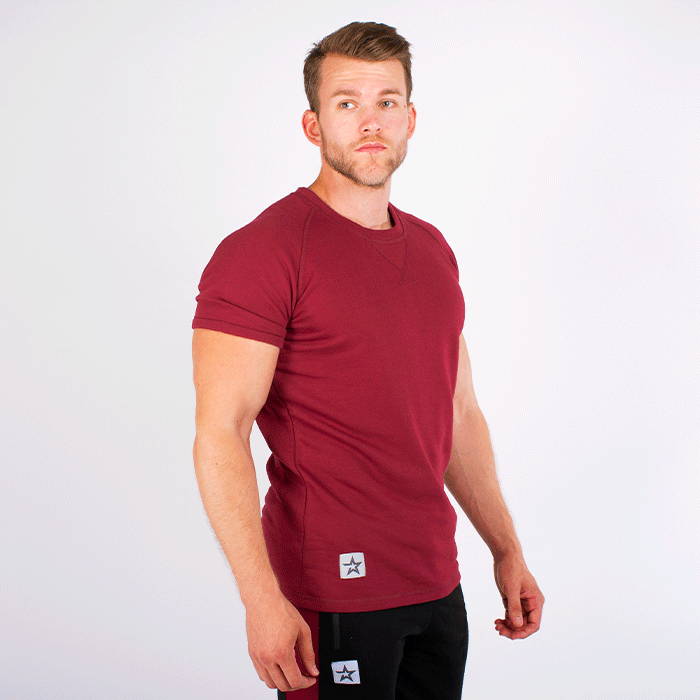 Star Gym Sweat S/S, Maroon