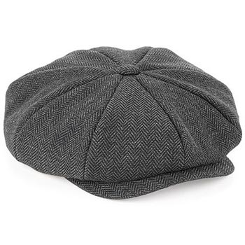 Gubbkeps / Heritage baker boy cap - L / Grå