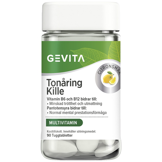 Gevita Tonåring Kille 90 tuggtabletter