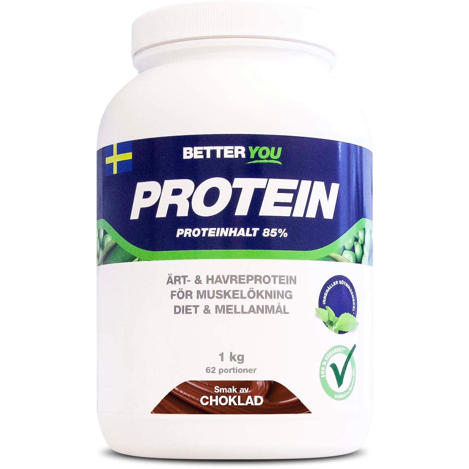 Better You Ärt och havreprotein Choklad 1000 ml