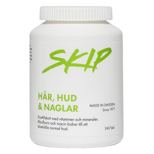 Skip Nutrition Skip Hår, Hud & Naglar 240 tabletter