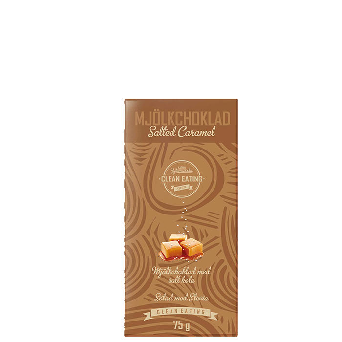 Mjölkchoklad Salted Caramel, 75 g