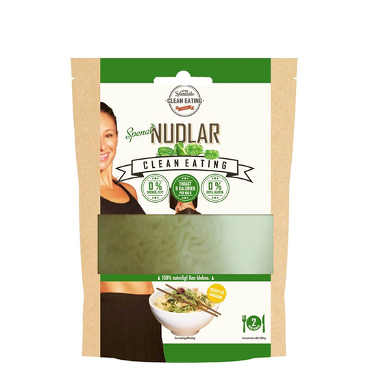 Clean Eating Clean Nudlar Spenat 300 g