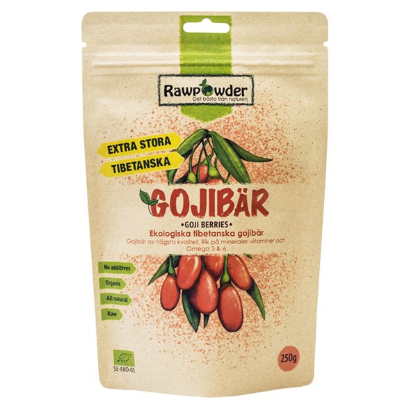 Rawpowder Ekologiska Gojibär Tibetanska 250 g
