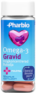Pharbio Omega-3 gravid 50 st