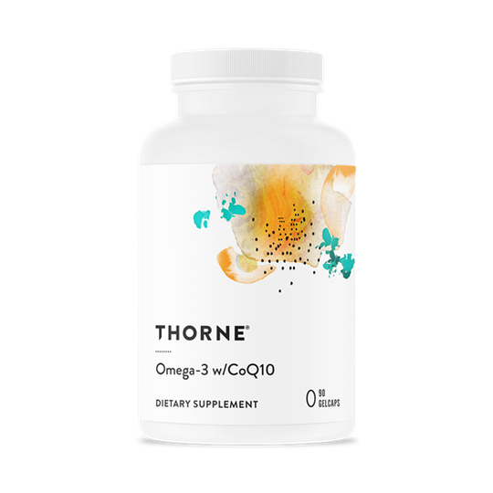 Thorne Omega-3 med CoQ10 90 kapslar