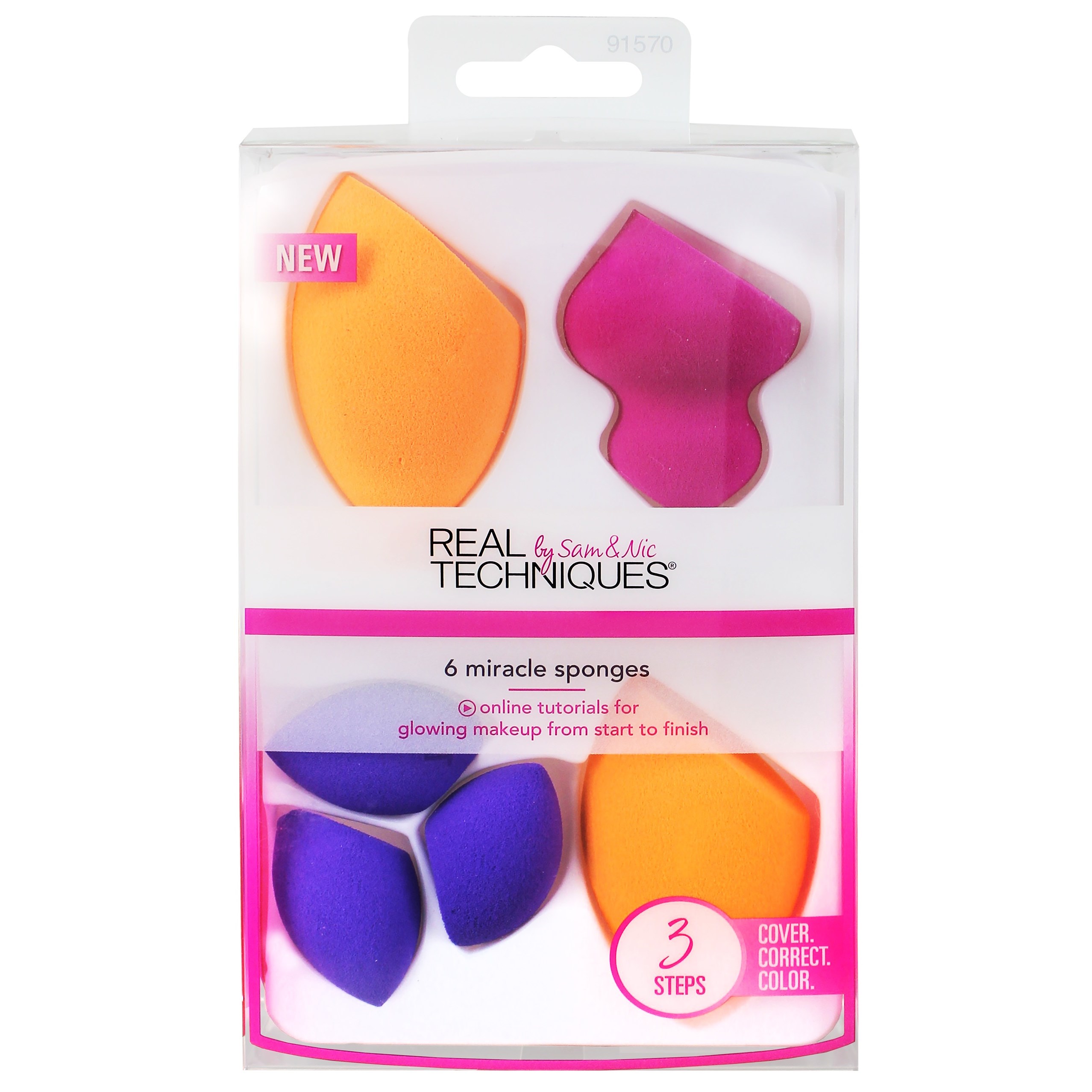 Real Techniques 6pc Sponge Set
