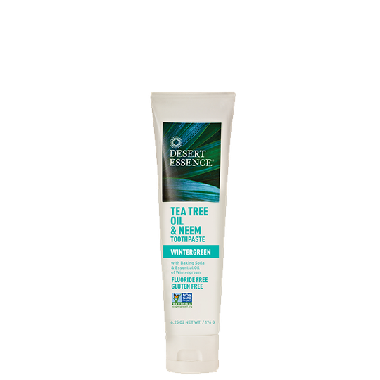 Natural Tea Tree Oil & Neem Toothpaste, 176 g