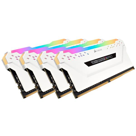 Corsair Vengeance PRO 32GB (4-KIT) DDR4 3200MHz CL16 White RGB