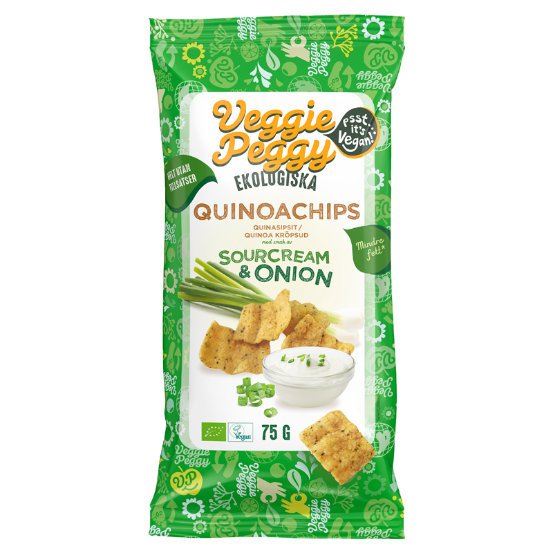 Eko Quinochips Sourcream & Onion - 75% rabatt