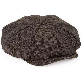 Gubbkeps / Heritage baker boy cap - L / Brun