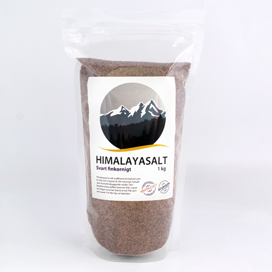 Re-Fresh Superfood Himalayasalt svart Fint 1 kg