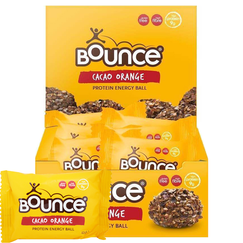 Hel Låda "Energy Balls Cacao Orange" 12 x 40g - 54% rabatt