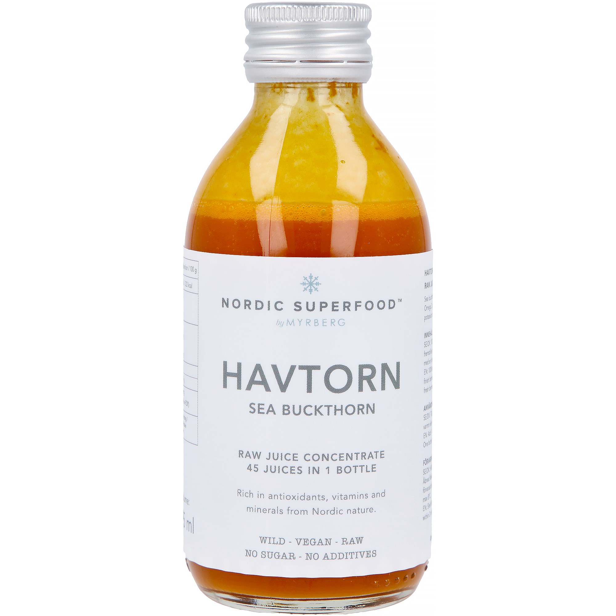 Nordic Superfood Rawjuice concentrate- Havtorn 195 ml