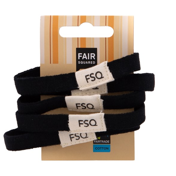 Fair Squared Rättvisemärkt Hårsnodd, 5-pack