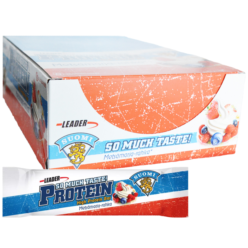 Hel Låda Proteinbars "Forest Berries" 24 x 61g - 67% rabatt