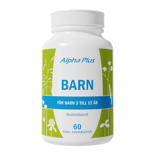 Alpha Plus Barn 60 tabletter