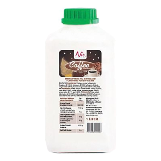 Nic Kaffe Syrup - 1 liter