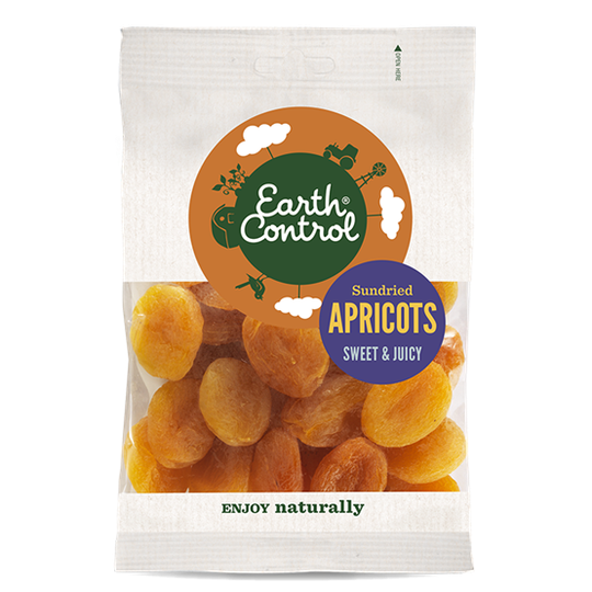 Earth Control Aprikoser Soltorkade 140 g