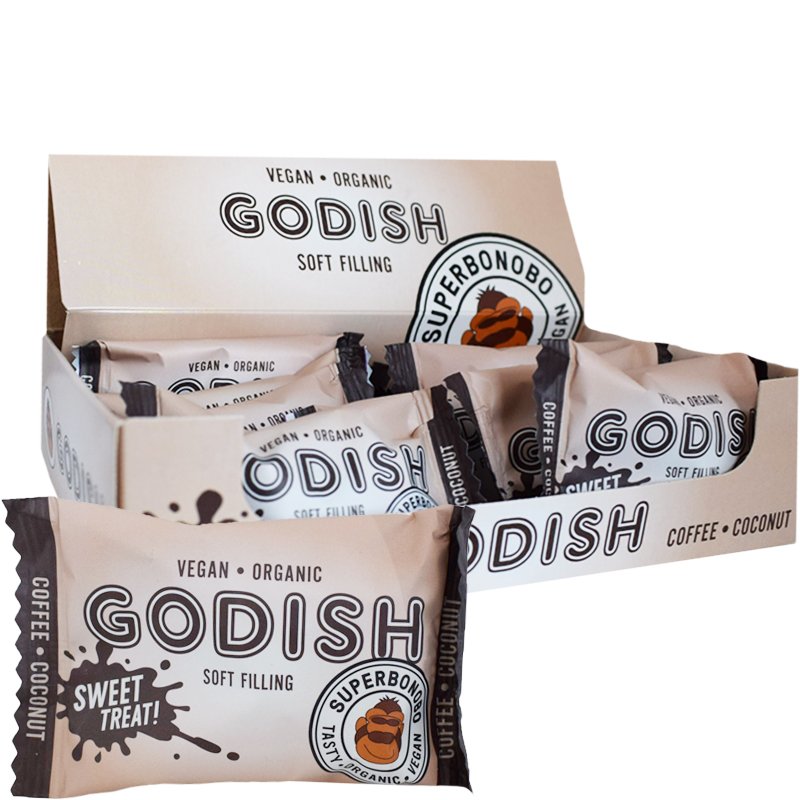 Eko Hel Låda Frukt- & Nötgodis Kaffe & Kokos 10 x 26g - 43% rabatt