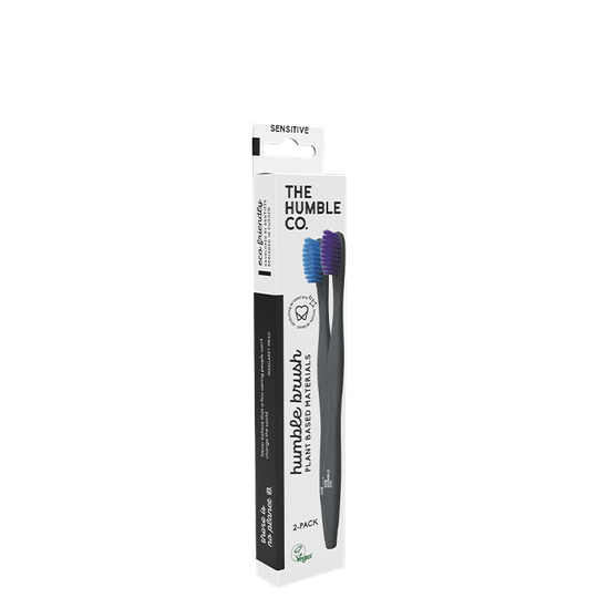 Humble Brush - Tandborste Plant Based 2-pack Mixade Färger Mjuk