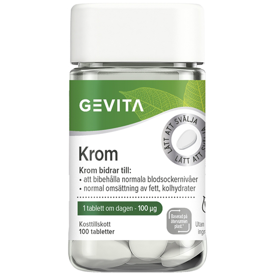 Gevita Krom 100 tabletter