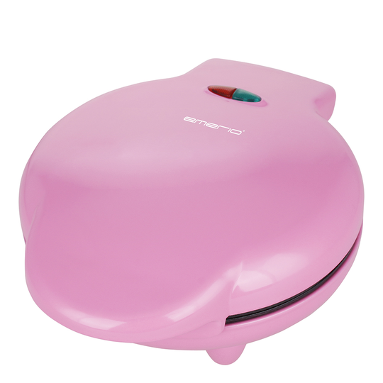 Emerio - Bubbelvåffeljärn 19 cm Rosa