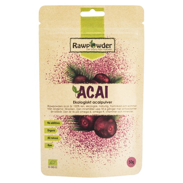 Rawpowder Ekologiskt Acaipulver, 50 g