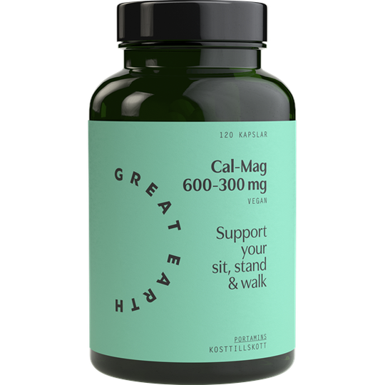 Great Earth Cal-Mag 600 mg/300 mg 120 kapslar