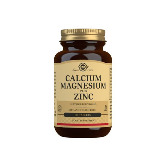 Solgar Calcium Magnesium Zinc 100 tabletter