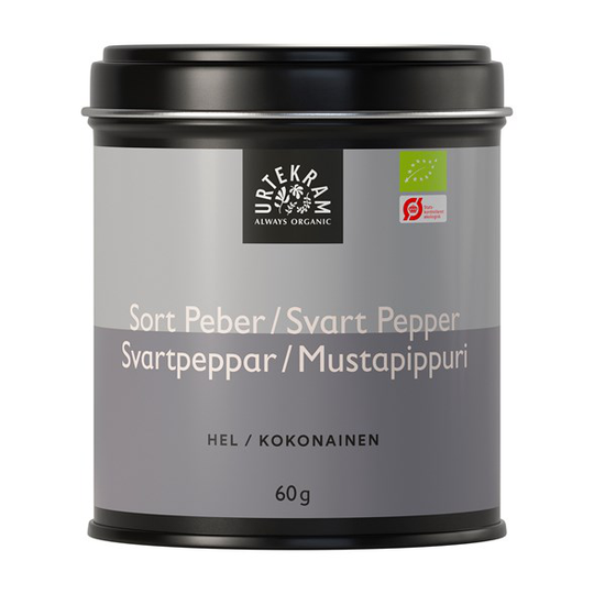 Urtekram Food Svartpeppar Hel, 60 g