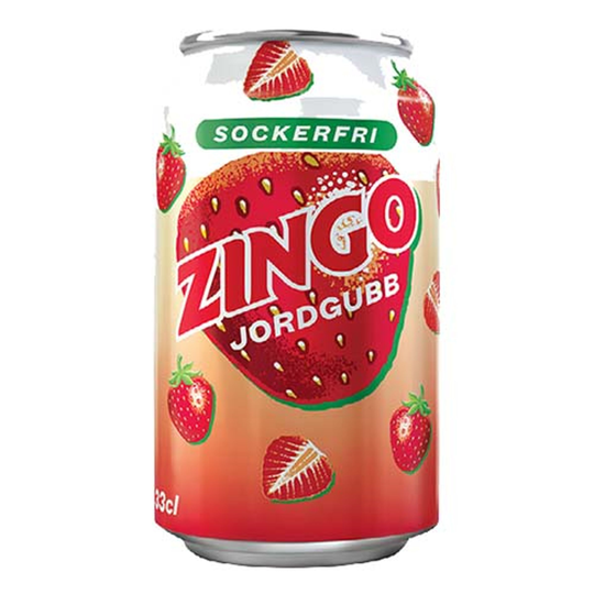Zingo Jordgubb Sockerfri - 1-pack