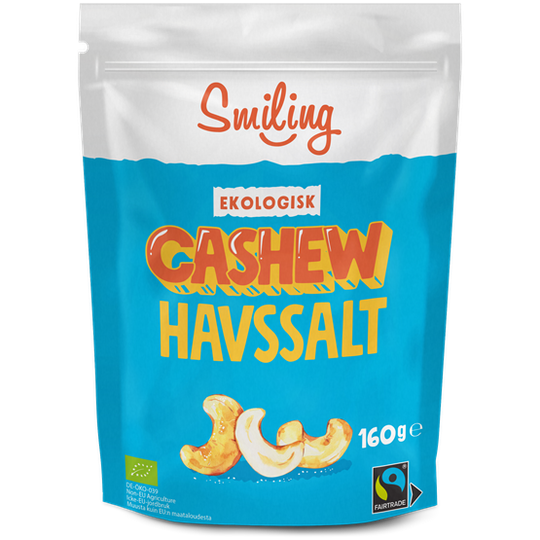 Smiling Cashew Havssalt Eko 160 g