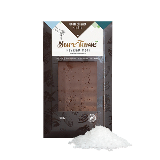 Sure Taste Mörk Choklad Havssalt 90 g