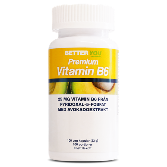 Better You Premium Vitamin B6 100 kapslar