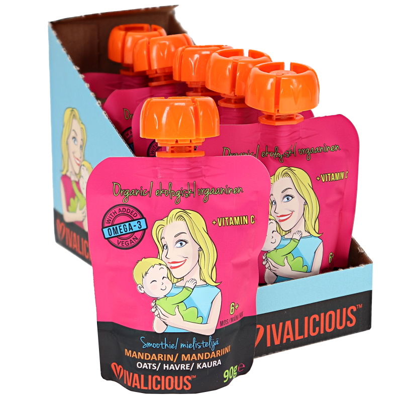 Eko Baby Smoothie Mandarin & Havre 6-pack - 87% rabatt