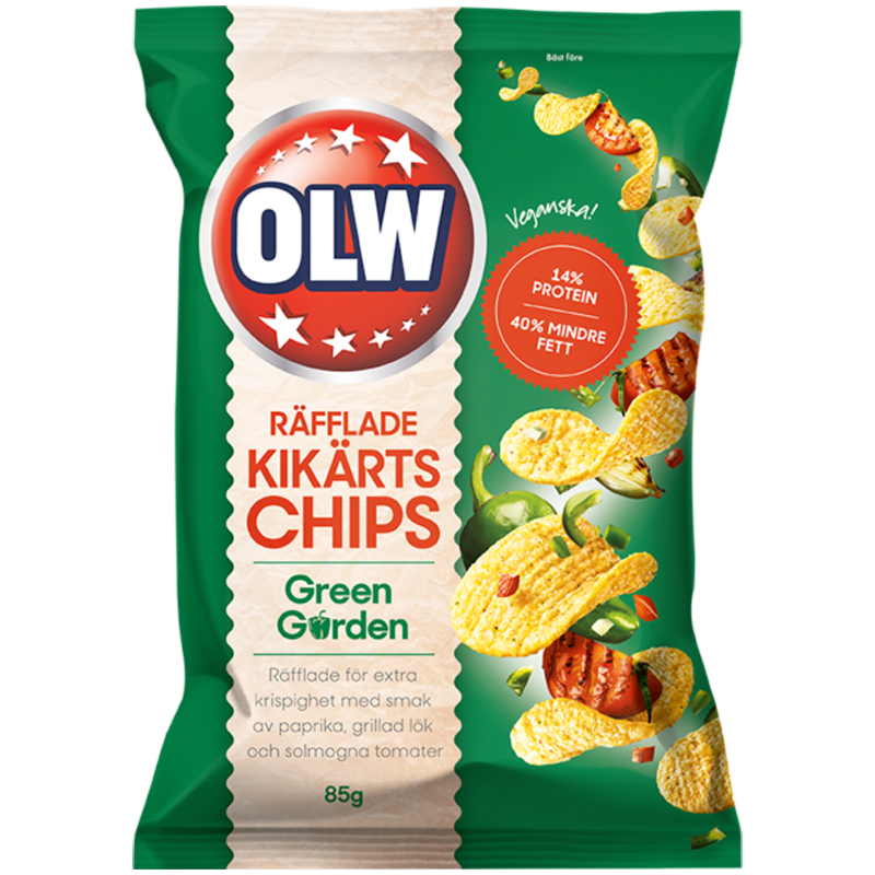 Kikärtschips Green Garden - 68% rabatt