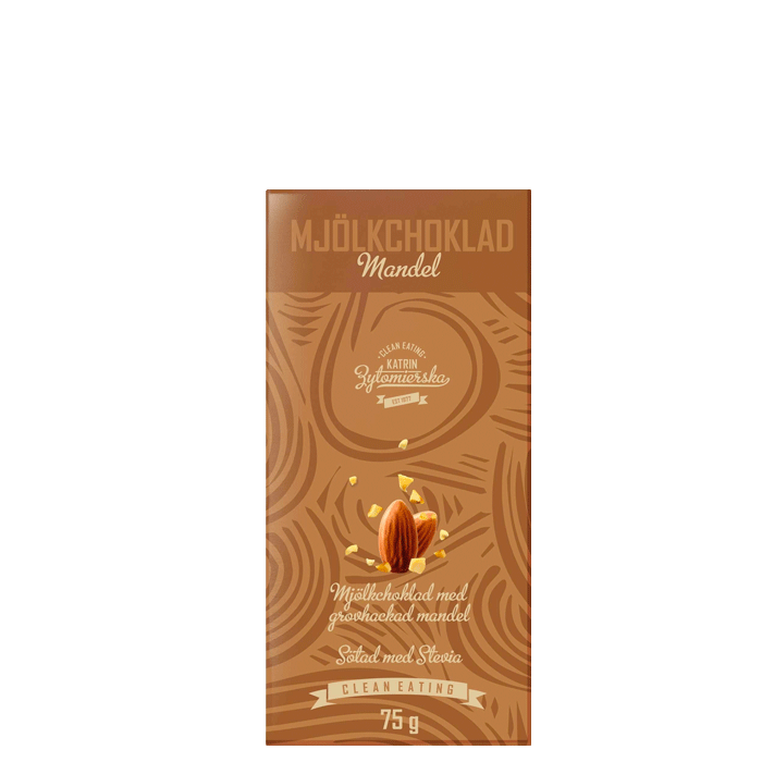 Mjölkchoklad Mandel, 75 g
