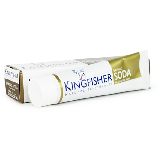 Kingfisher Naturlig Fluorfri Tandkräm Bikarbonat & Mintsmak, 100 ml