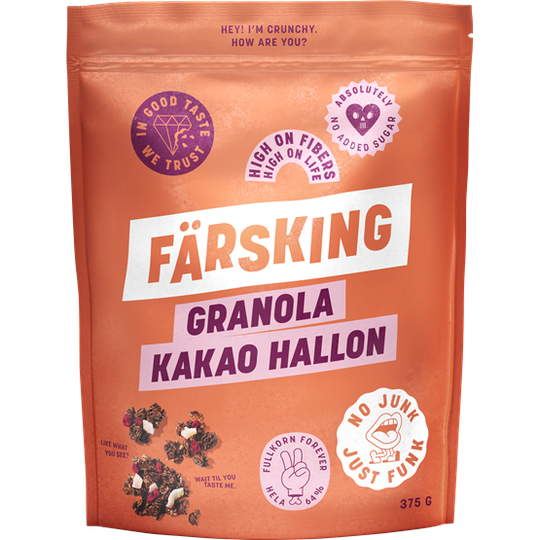 Färsking Granola Kakao & Hallon 375 g