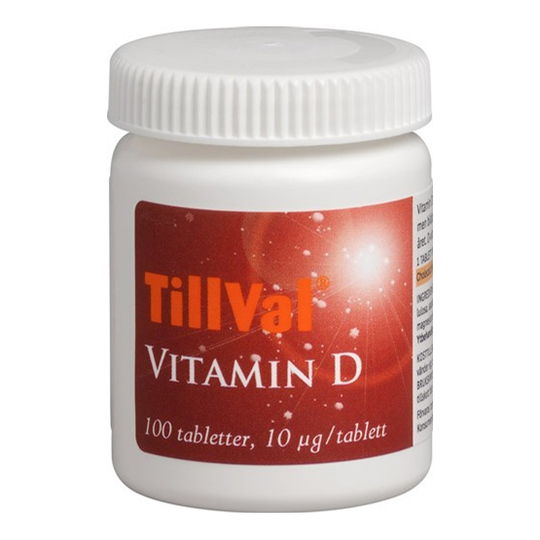 TillVal Tillval Vitamin D 100 Tabletter