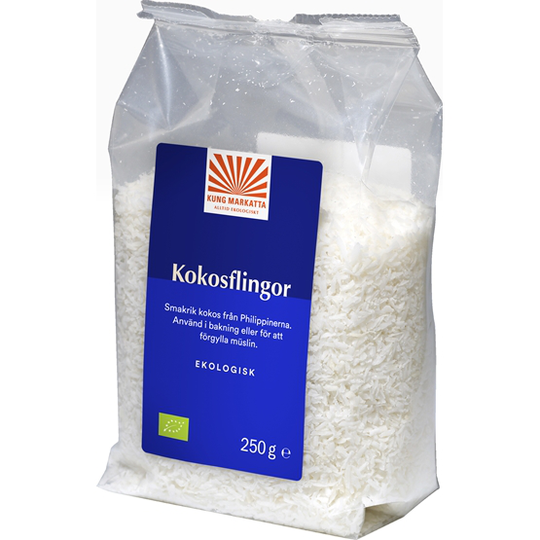Kung Markatta Kokosflingor 250 g