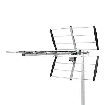 Nedis Utomhusantenn | UHF | Mottagningsområde: -50 km | LTE700 | Förstärkning: 12 dB | 75 Ohm | Antenn längd: 1006 mm | ABS / Aluminium