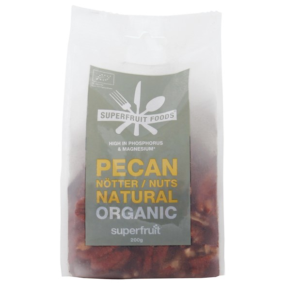 Superfruit Foods Ekologiska Pekannötter, 200 g