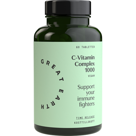 Great Earth C-Vitamin Complex 1000 60 tabletter