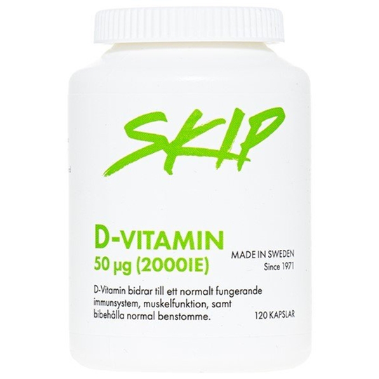 Skip Nutrition Skip D-vitamin 50 mcg 120 kapslar