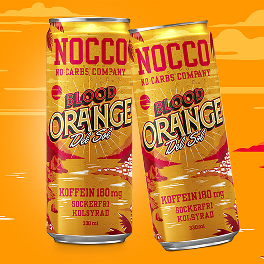 Nocco Blood Orange Del Sol - 24-pack