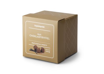 LloydsApotek mjuk chokladtryffel lakrits 200 g
