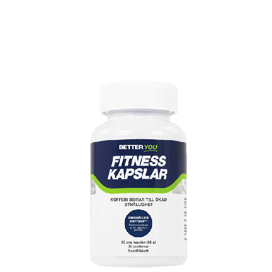 Fitness Kapslar Med Koffein, 60 kapslar