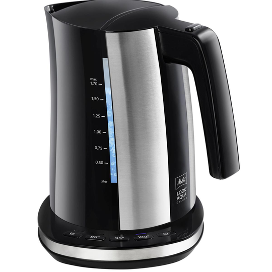 Melitta: Vattenkokare Look Aqua 2.0 DeLuxe Svart